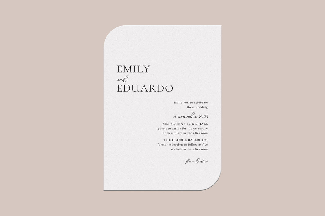 Eleanor Invitation & Envelope